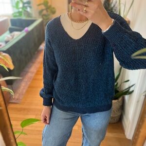Old Navy Blue/black Sweater